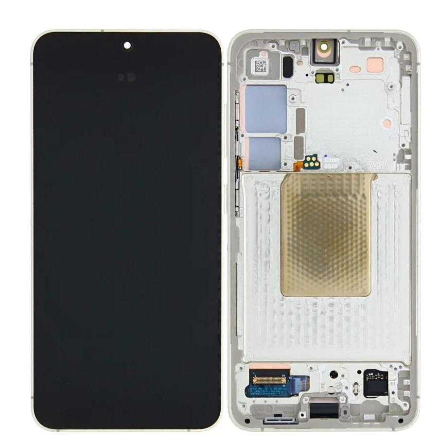 Replacement Lcd Screen with Frame Samsung Galaxy S24 Silver