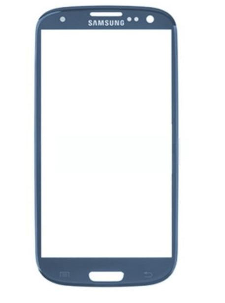 Replacement Glass Samsung Galaxy S3 i9300 I9305 Blue