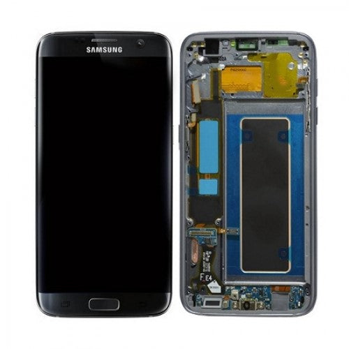 Replacement Lcd Screen Frame Samsung Galaxy S7 Edge Black