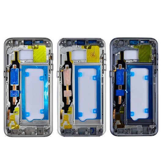 Replacement Middle Frame Bezel For Samsung Galaxy S7 Silver