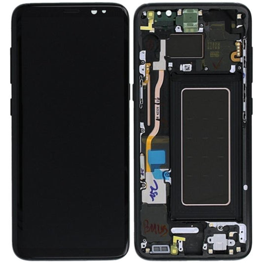 Replacement Lcd Screen Frame Samsung Galaxy S8 Black