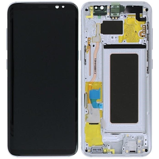 Replacement Lcd Screen Frame Samsung Galaxy S8 Silver