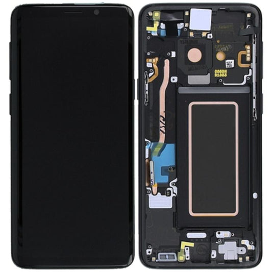 Replacement Lcd Screen Frame Samsung Galaxy S9 Black