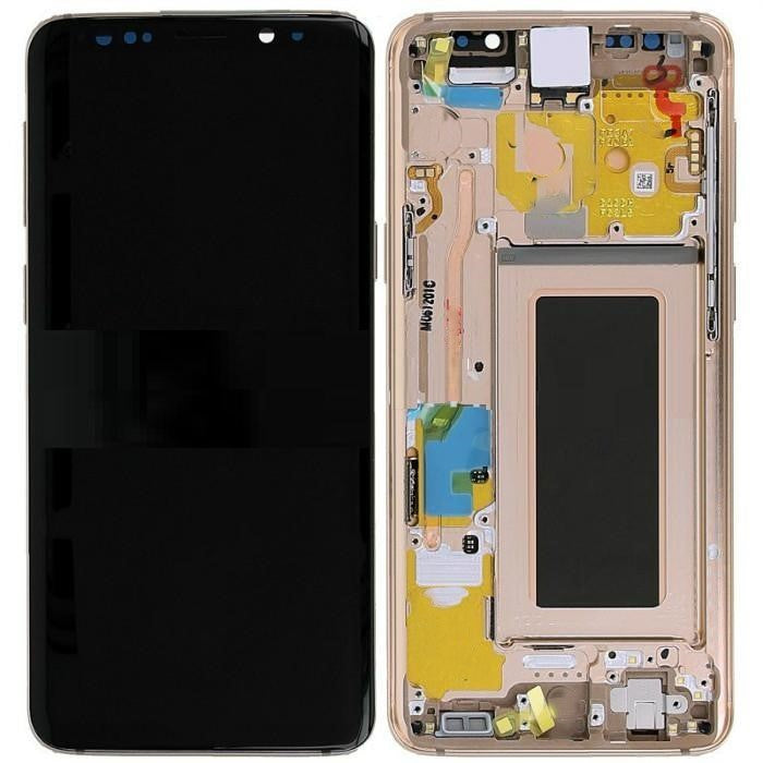 Replacement Lcd Screen Frame Samsung Galaxy S9 Gold