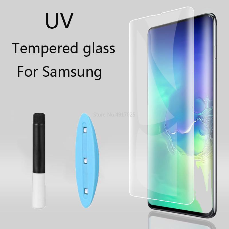 UV Glue Full Cover Premium Temepered Glass For Samsung Galaxu S8